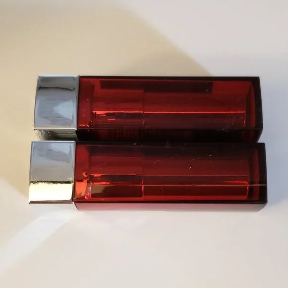2-Pack Maybelline 311 Crimson Race Color Sensational Cream Finish Lipstick New - Picture 4 of 8